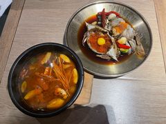 -草家酱蟹炭火烤肉店(珲春南路二店)
