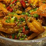本来想点份「鲜椒麻麻鸡」