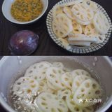 夏日解暑凉菜百香果拌藕片~