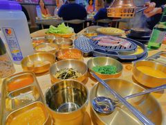 自助调料区-金顺碳烤肉(番禺傍江地铁站店)