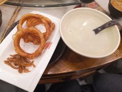 豆汁焦圈全套-京门老爆三·铜锅涮肉 爆肚(望京店)