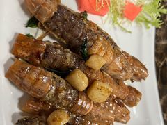 蒜香虾菇-宜兴隆家宴·私房菜(泰安华庭店)