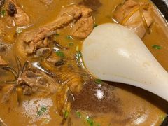 土鸡炖榛蘑粉条-關東雪东北菜(中庚漫游城店)