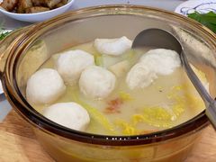 浓鱼汁泡手打鱼腐-悦湖公馆