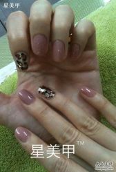 豹纹-星美甲