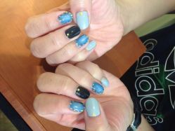 复古日本牛仔风-Easy Lady美甲美睫半永久纹绣工作室