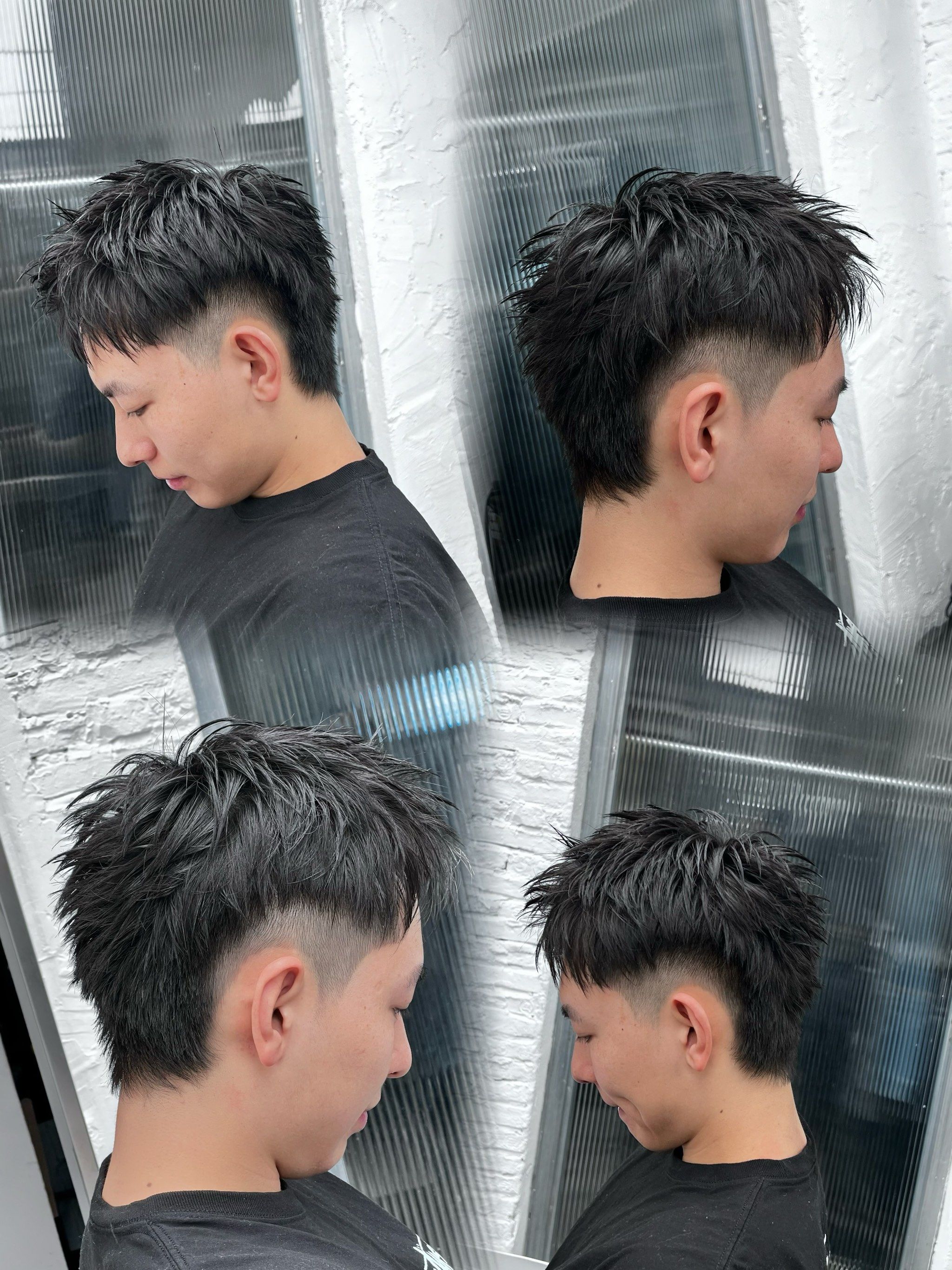 上海男士发型设计:小狼尾