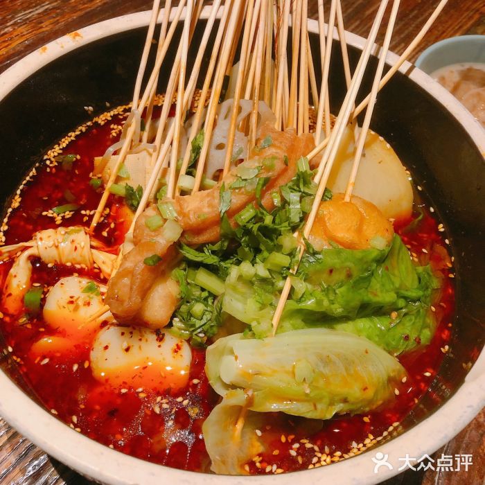 串大叔炭火烤串·鸡西大冷面刀削面(总店)冷锅串串图片