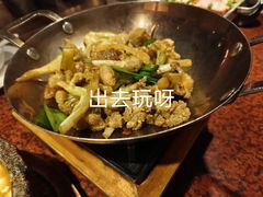 香锅有机菜花-绿茶餐厅(华联万柳店)