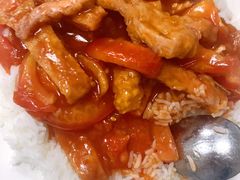 番茄猪扒饭-好好滋味茶餐厅