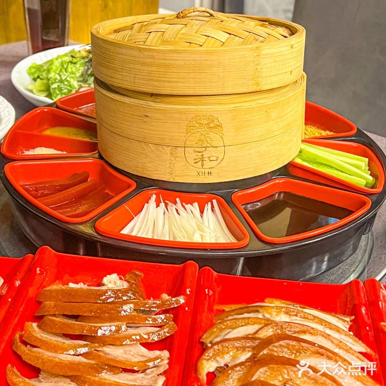 精致北京菜，羲和雅苑的烤鸭太香了