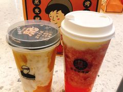 桃子草莓酪酪-LELECHA乐乐茶(月星环球港店)