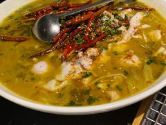 酸汤鱼片-老头儿油爆虾(星光一期店)