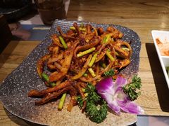 麻辣鱿鱼-冰川延边料理·炭烤串(原小木屋店)