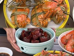 -七的湖·晚芳亭·阳澄湖农家菜·大闸蟹(莲花岛店)