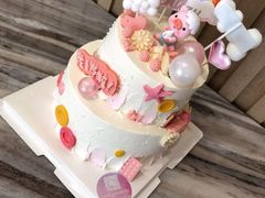 生日蛋糕双层小猪版-你好独角兽·蛋糕甜品