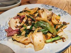 腊肉炒饵片-缘生态云南菜·野生菌庭院餐厅(华侨城店)