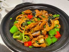 砂锅紫苏焗大肠-秋色客家菜(流塘店)