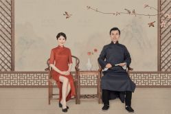 -时光纪亲子全家福照相馆(静安店母女写真父母纪念照)