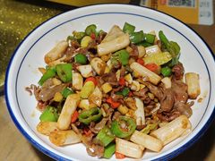 泡藕带炒鸡胗-肖记公安牛肉鱼杂馆· 省级非物质文化遗产(仁和路店)