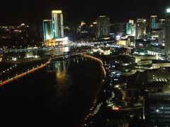 窗外夜景-宁波万豪酒店