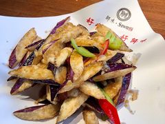 口水茄子-师味葱扒虎头鲤(元华店)