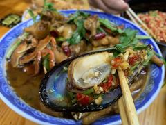 凉拌青口-胖胖板凳面