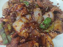 辣炒鱿鱼-贤花饭店(城阳店)