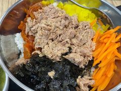 金枪鱼泡菜石锅拌饭-朴鲸家正宗韩国料理(福田店)