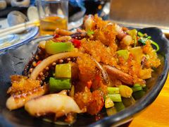 辣炒鱿鱼唇-丹东特色烤肉(南光三部店)