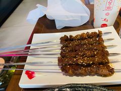 蒙式牛肉串-快乐小羊火锅(河西王府井店)