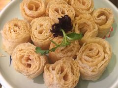 炸腐皮-左庭右院鲜牛肉火锅(南通CBD大有境店)