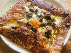 鸡蛋蘑菇熏肉荞麦可丽饼-RAC BAR(安福路店)