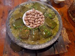 铁板野菜豆腐-农厨好味·温泉鹅·农家菜