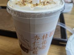杏仁豆腐桂花茶-长春堂顺时而饮(前门店)
