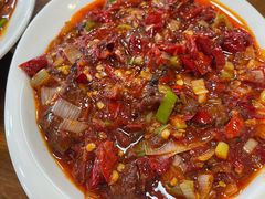 -歹歹的加个面过油肉拌面