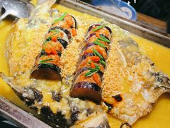 金银蒜香烤鱼-探鱼·鲜青椒爽麻烤鱼(广州欣荣广场店)