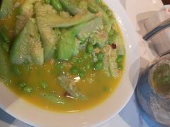 丝瓜毛豆小白虾-壹只菜·崇明本地特色菜(崇明南门店)