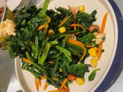 花生拌菠菜-宁夏国强手抓羊肉·清真菜(未央路凤三店)