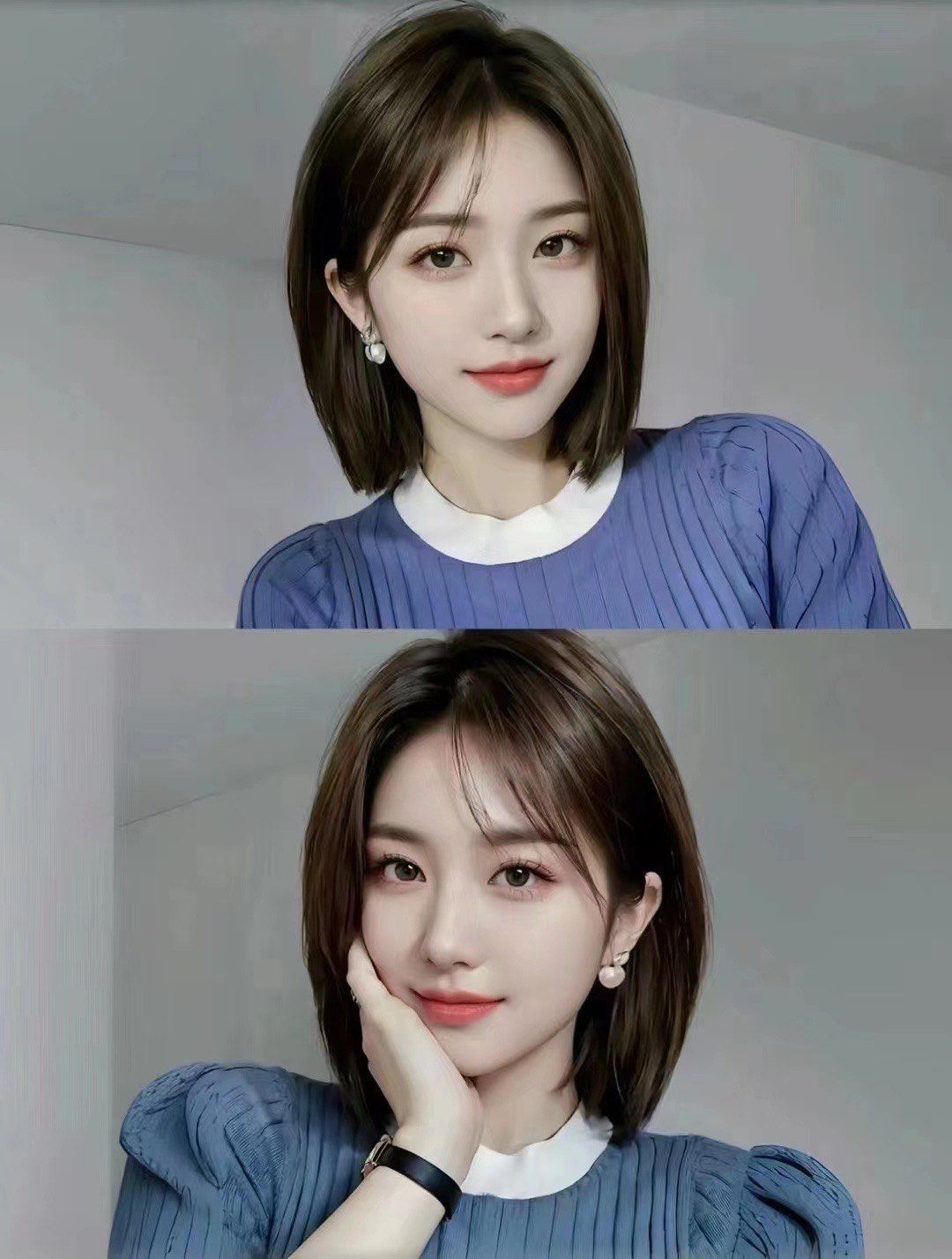 女生脸型发型