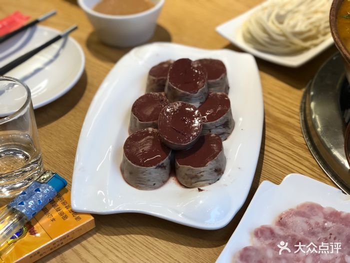 尝海hotpot铜火锅自制血肠图片 第3张