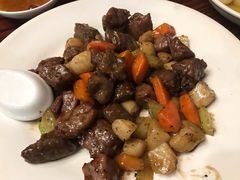 黑椒黄牛肉粒-禄源公·老莞诚饭店