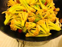 干锅菜花-八珍饺子·烤鸭·家常菜