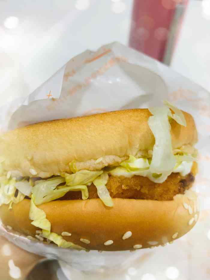 哈嗲汉堡-"好吃的双层鸡腿堡味道不错下次还会再买!还.