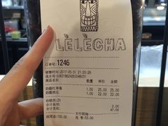 账单-LELECHA乐乐茶(上海五角场万达广场店)