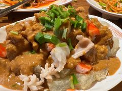 三鲜焖子-长寿参鸡汤(朝韩风情街店)