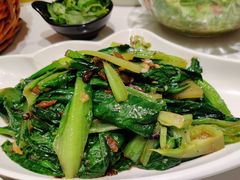 豆鼓鳞鱼油麦菜-荔粥记潮汕砂锅粥(太湖路店)