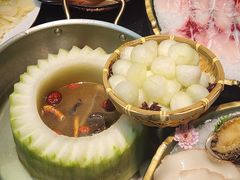 -得意咚瓜·顺德鱼生·冬瓜火锅(深圳首店)