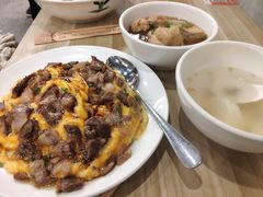 滑蛋牛叉烧饭-有章牛杂(石厦店)