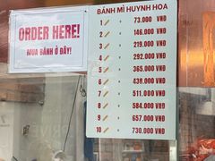 -Bánh Mì Huynh Hoa